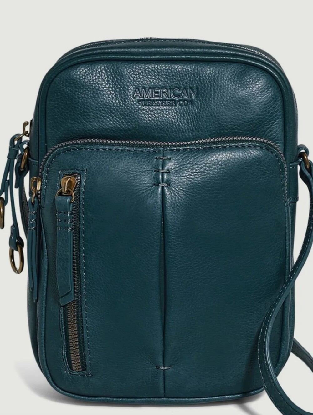 American Leather Co. Dark Teal Cleveland Crossbody Xbody